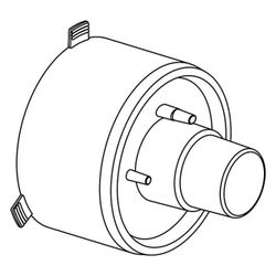Uponor Ecoflex Gummi-Endkappe Single 63mm plus 75mm, Mantel 175mm... UPONOR-1018312 6414905257591 (Abb. 1)