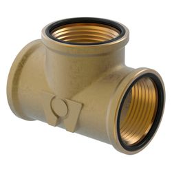 Uponor Wipex T-Stück G 1 1/4" x G 1 1/4" x G 1 1/4"... UPONOR-1018346 7331541098885 (Abb. 1)