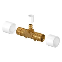 Uponor Q und E, Minitec T-Stück reduziert Minitec, 20x9,9x20mm... UPONOR-1020524 4021598113534 (Abb. 1)