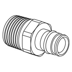 Uponor Q&E Übergangsnippel PL 16-R1/2"MT... UPONOR-1023003 7331541188258 (Abb. 1)