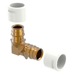 Uponor Q und E, Bogen NKB, DR 22x22mm, 1025940... UPONOR-1025940 7331541109123 (Abb. 1)