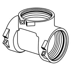 Uponor RS T-Stück, RS2 x RS2 x RS2, 1029142... UPONOR-1029142 4021598106796 (Abb. 1)