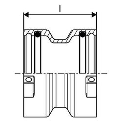 Uponor RS Kupplung, RS3 x RS3, 1029145... UPONOR-1029145 4021598106826 (Abb. 1)