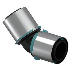 Uponor S-Press Verbund-Winkel 45 Grad, 63x63mm, PPSU... UPONOR-1032879 6414905220786 (Abb. 1)