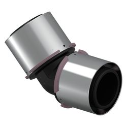Uponor S-Press Verbund-Winkel 45 Grad, 75x75mm, PPSU... UPONOR-1032880 6414905220793 (Abb. 1)