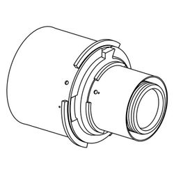 Uponor S-Press Verbund-Kupplung reduziert, 75x50mm, PPSU... UPONOR-1032885 6414905220847 (Abb. 1)