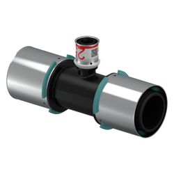 Uponor S-Press Verbund-T-Stück reduziert, 63x25x63mm, PPSU... UPONOR-1032889 6414905220885 (Abb. 1)