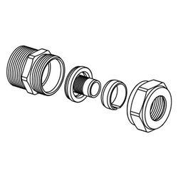 Uponor FPL-X DR, 20x2,8mm x 1", 1085371... UPONOR-1085371 4021598133211 (Abb. 1)