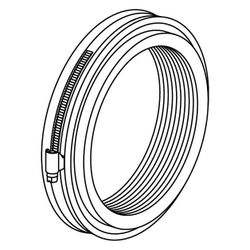 Uponor Ecoflex Labyrinthdichtung NDW 140mm, 1034202... UPONOR-1034202 7321500038595 (Abb. 1)