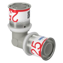 Uponor S-Press Plus Winkel 25x25mm, PPSU... UPONOR-1039931 6414905228706 (Abb. 1)