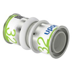 Uponor S-Press Plus Kupplung, 32x32mm, PPSU, 1039936... UPONOR-1039936 6414905228751 (Abb. 1)