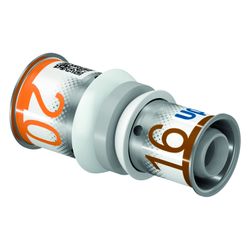 Uponor S-Press Plus Kupplung reduziert, 20x16mm, PPSU... UPONOR-1039937 6414905228768 (Abb. 1)