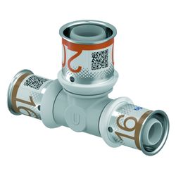 Uponor S-Press Plus T-Stück reduziert, 16x20x16mm, PPSU... UPONOR-1039948 6414905228867 (Abb. 1)