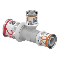 Uponor S-Press Plus T-Stück reduziert, 25x16x20mm, PPSU... UPONOR-1039954 6414905228928 (Abb. 1)