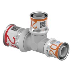 Uponor S-Press Plus T-Stück reduziert, 25x20x20mm, PPSU... UPONOR-1039956 6414905228942 (Abb. 1)