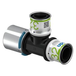 Uponor S-Press T-Stück reduziert, 40x32x32mm, PPSU... UPONOR-1039965 6414905229031 (Abb. 1)