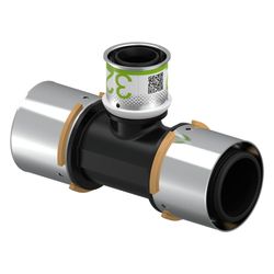 Uponor S-Press T-Stück reduziert, 50x32x50mm, PPSU... UPONOR-1039969 6414905229079 (Abb. 1)