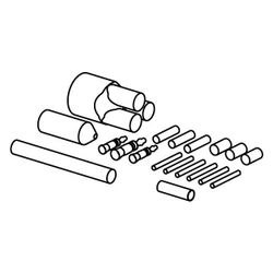 Uponor Ecoflex Supra Plus Kabel-Set S2, 1042311... UPONOR-1042311 6414905450527 (Abb. 1)
