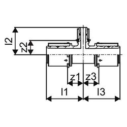 Uponor S-Press Verbund-T-Stück reduziert, 50x40x50mm, PPSU... UPONOR-1046400 4021598112742 (Abb. 1)