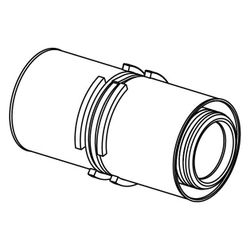 Uponor S-Press Verbund-Kupplung, 40x40mm, PPSU... UPONOR-1046401 4021598112759 (Abb. 1)