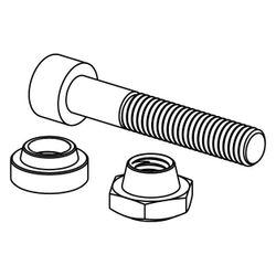 Uponor Wipex Inbusschraubensatz M10 x 55/50mm... UPONOR-1086605 6414905208883 (Abb. 1)