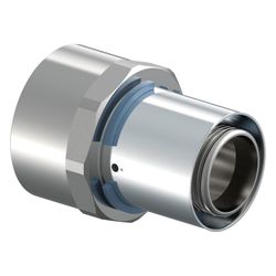 Uponor S-Press Übergangsmuffe 40mm x Rp 1 1/2" FT... UPONOR-1046904 4021598114012 (Abb. 1)