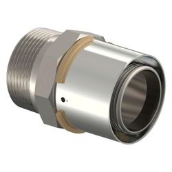 Uponor S-Press Übergangsnippel 50mm x R 1 1/2" MT... UPONOR-1046905 4021598114029 (Abb. 1)