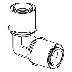 Uponor S-Press Winkel, 50x50mm, 1046911... UPONOR-1046911 4021598114081 (Abb. 1)