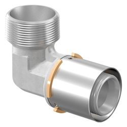 Uponor S-Press Winkelnippel, 40mm x R 1 1/4" MT, 1046909... UPONOR-1046909 4021598114067 (Abb. 1)