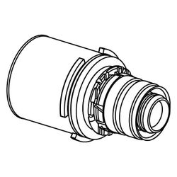 Uponor S-Press Kupplung reduziert, 50x32mm, 1046933... UPONOR-1046933 4021598114302 (Abb. 1)