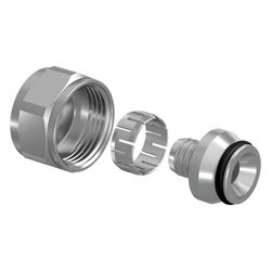 Uponor Flex-X Verschraubung Eurokonus für PEX, 16x1,8/2,0mm x 3/4" FT Eurokonus... UPONOR-1057441 4021598119154 (Abb. 1)