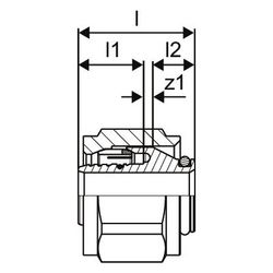 Uponor Flex-X Verschraubung Eurokonus für PEX, 16x1,8/2,0mm x 3/4" FT Eurokonus... UPONOR-1057441 4021598119154 (Abb. 1)