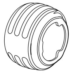 Uponor Q und E Sicherungsring, 20mm, Weiß, 1057454... UPONOR-1057454 7321500054472 (Abb. 1)