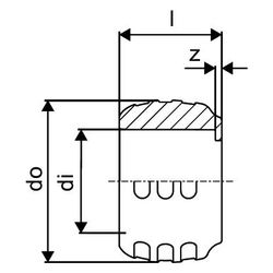 Uponor Q und E Sicherungsring, 20mm, Weiß, 1057454... UPONOR-1057454 7321500054472 (Abb. 1)