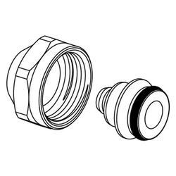 Uponor Uni-X Verschraubung MLC, 18x3/4" FT Eurokonus... UPONOR-1058091 4021598119680 (Abb. 1)