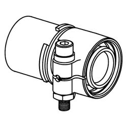 Uponor Wipex-MLC Presskupplung S-Press PN 6, 50x4,5-50x4,6mm... UPONOR-1060060 4021598121683 (Abb. 1)