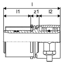 Uponor Wipex-MLC Presskupplung S-Press PN 6, 50x4,5-50x4,6mm... UPONOR-1060060 4021598121683 (Abb. 1)