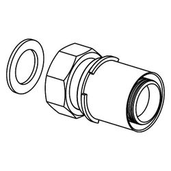 Uponor S-Press Verschraubung IG 50-G1 3/4"SN... UPONOR-1046938 4021598114340 (Abb. 1)