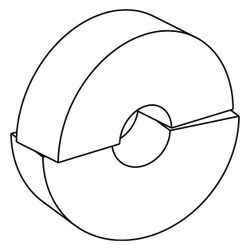 Uponor Ecoflex Reduzierring 250/250mm, 1121807... UPONOR-1121807 6414905663552 (Abb. 1)