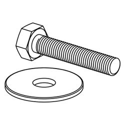 Uponor Ecoflex Schrauben-Set, M6x30, 1060995... UPONOR-1060995 6414905202805 (Abb. 1)
