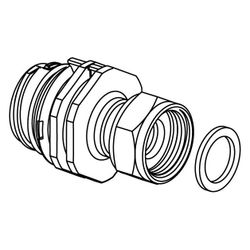 Uponor Aqua Plus MT-Übergang IG SN PPM, 1" MT-G 3/4" SN... UPONOR-1063785 6414905203321 (Abb. 1)