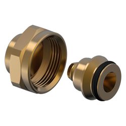 Uponor Vario Klemmringverschraubung PEX, 14x2,0 x G 3/4" FT Eurokonus... UPONOR-1065283 4021598127869 (Abb. 1)