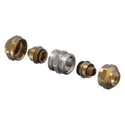 Uponor Fit Schraubkupplung für PEX, 17x2,0mm, 1065299... UPONOR-1065299 4021598127999 (Abb. 1)