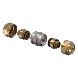 Uponor Fit Schraubkupplung für PEX, 20x1,9/2,0mm, 1065302... UPONOR-1065302 4021598130029 (Abb. 1)