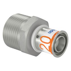 Uponor S-Press Plus Übergangsnippel, 20mm x R 1" MT... UPONOR-1070506 6414905218264 (Abb. 1)