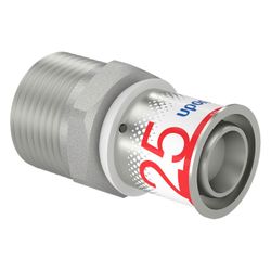 Uponor S-Press Plus Übergangsnippel, 25mm x R 1" MT... UPONOR-1070508 6414905218288 (Abb. 1)