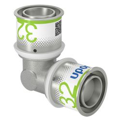 Uponor S-Press Plus Winkel 32x32mm, 1070526... UPONOR-1070526 6414905218462 (Abb. 1)