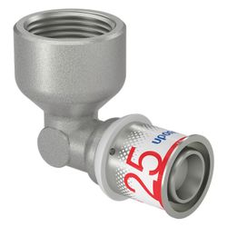 Uponor S-Press Plus Winkelmuffe 25mm x Rp 1" FT... UPONOR-1070543 6414905218639 (Abb. 1)