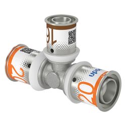 Uponor S-Press Plus T-Stück reduziert 20x16x20mm... UPONOR-1070568 6414905218882 (Abb. 1)