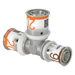 Uponor S-Press Plus T-Stück reduziert 20x20x16mm... UPONOR-1070569 6414905218899 (Abb. 1)